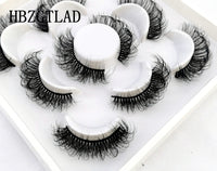 NEW 5 pairs 3D mink false eyelashes natural makeup eyelash extension