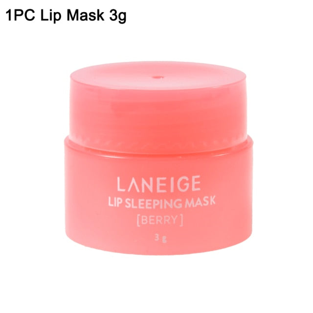 South Korea Lip Mask Lip Sleep Mask Night Sleeping Maintenance Moisturizing Lip Gloss Bleach Cream Lip Balm Strawberry 3g