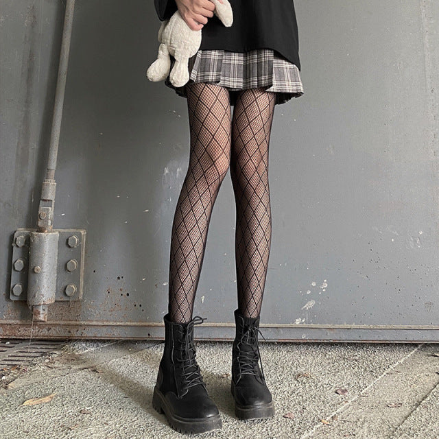 ヘビタイツ女性アニメストッキング 2022 ファッションパターン網タイツセクシーな原宿靴下ナイロン女性のロリータ G タイツ