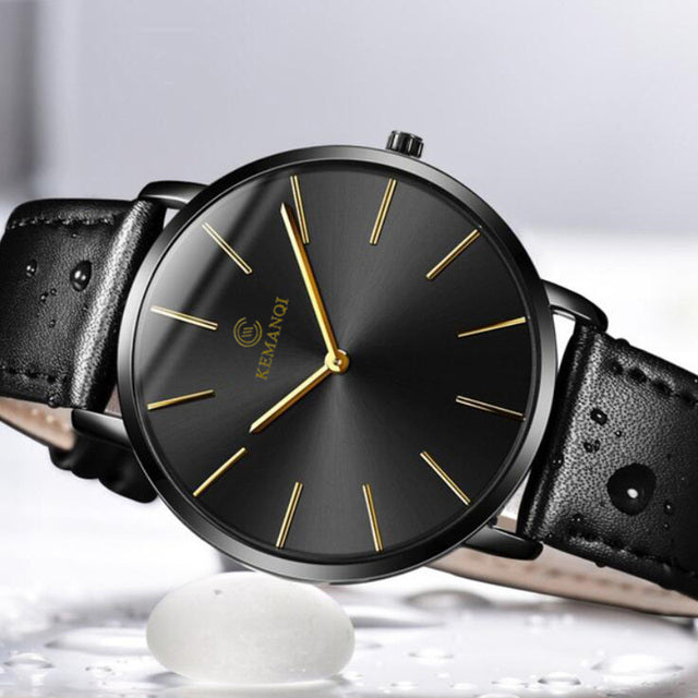 2022 ミニマリストメンズ腕時計超薄型メンズ腕時計男性ファッションシンプルなビジネス腕時計革時計リロイ Hombre レロジオ